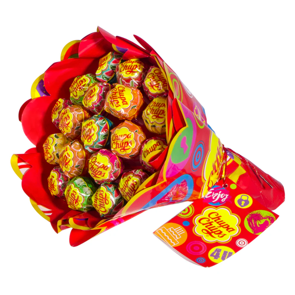 Chupa Chups Flower Bouquet, lecca lecca al gusto di frutta da 228g