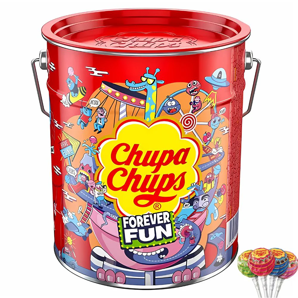 Chupa Chups Forever Fun, lecca lecca ai gusti assortiti da 12g (Confezione da 150)