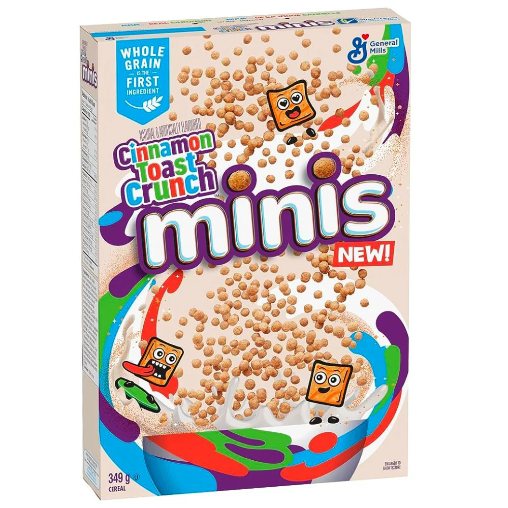 Cinnamon Toast Crunch Minis, mini cereali alla cannella da 349g