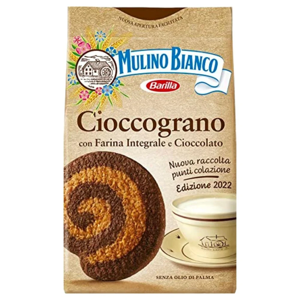 Cioccograno Mulino Bianco, biscotti integrali al cioccolato da 330g