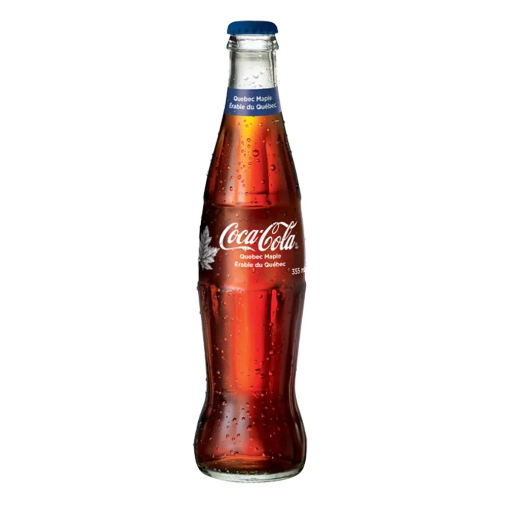 Coca Cola Quebec Maple, coca cola al gusto di acero canadese da 355ml