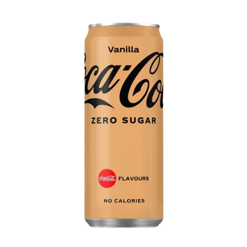 Coca Cola Vanilla Zero, coca cola alla vaniglia senza zuccheri da 250ml