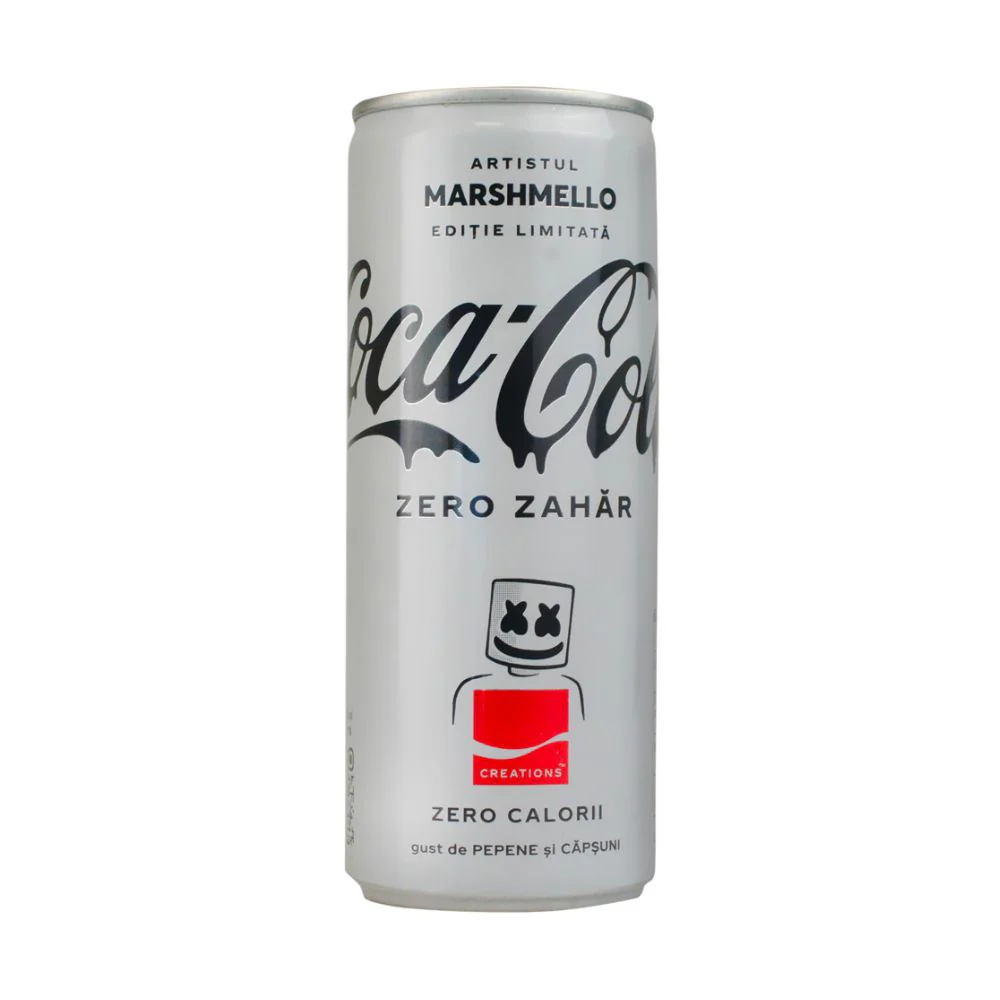 Coca Cola Zero Marshmello's Limited Edition