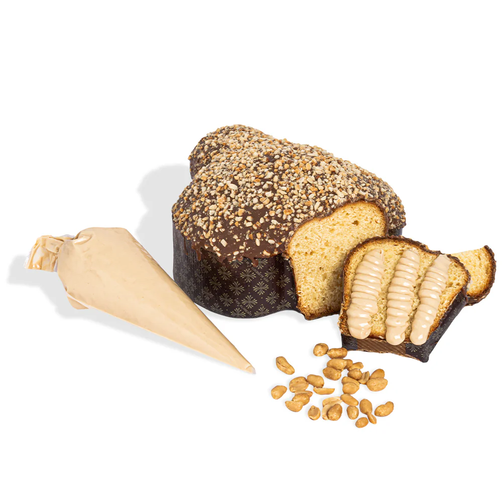 Colomba di Pasqua Choco Peanuts by American Uncle, colomba al cioccolato e arachidi da 800 g con crema Choco Peanut Butter da 200 g - Image 4