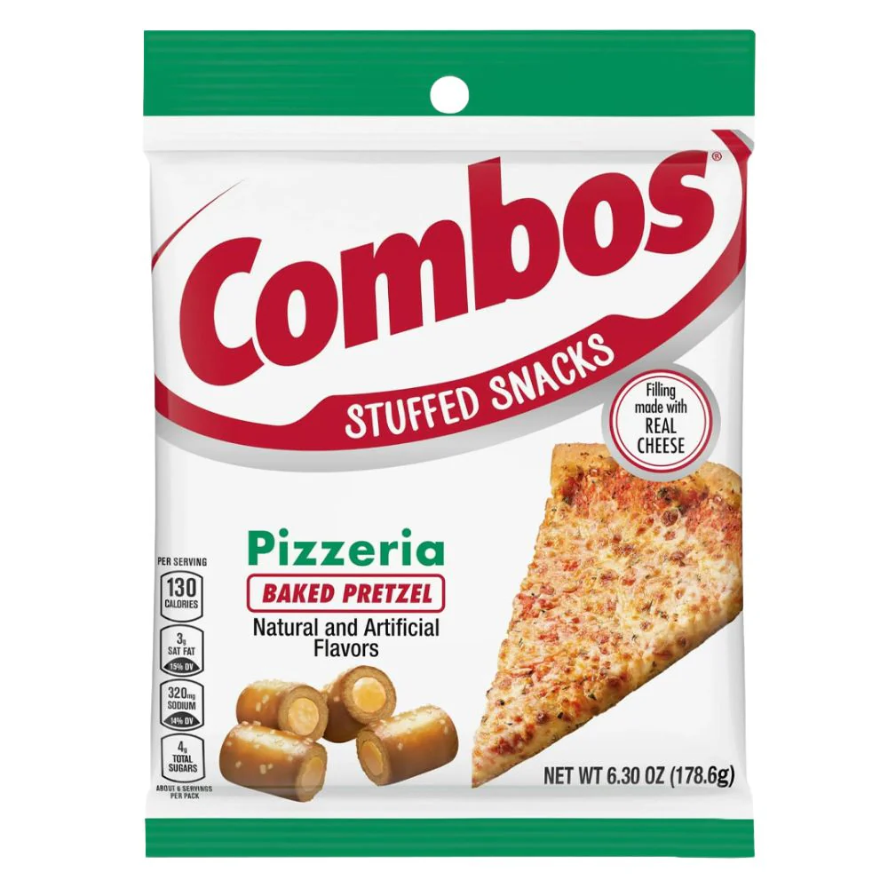 Combos Pizzeria Pretzel Big Pack, pretzel al gusto pizza nel formato maxi