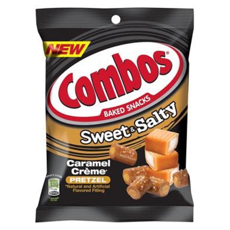 Combos Sweet and Salty Caramel Crème Pretzel, pretzel in agrodolce nel formato maxi
