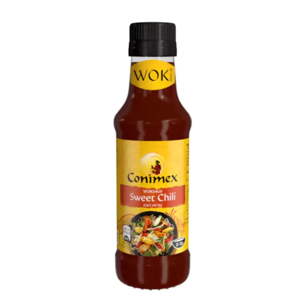 Conimex Wok Sweet Chili Sauce, salsa al gusto di peperoncino dolce da 175ml
