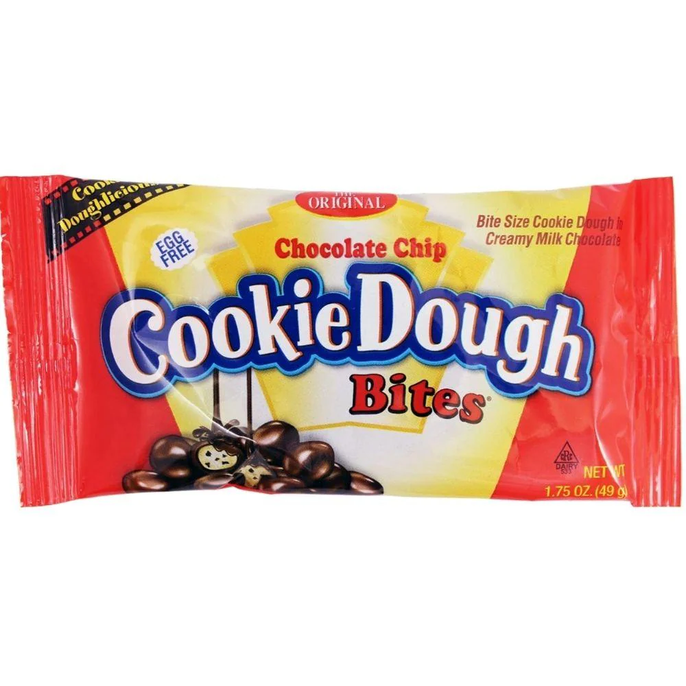 Cookie Dough Bites, biscottini ripieni con crema e cioccolato da 49g