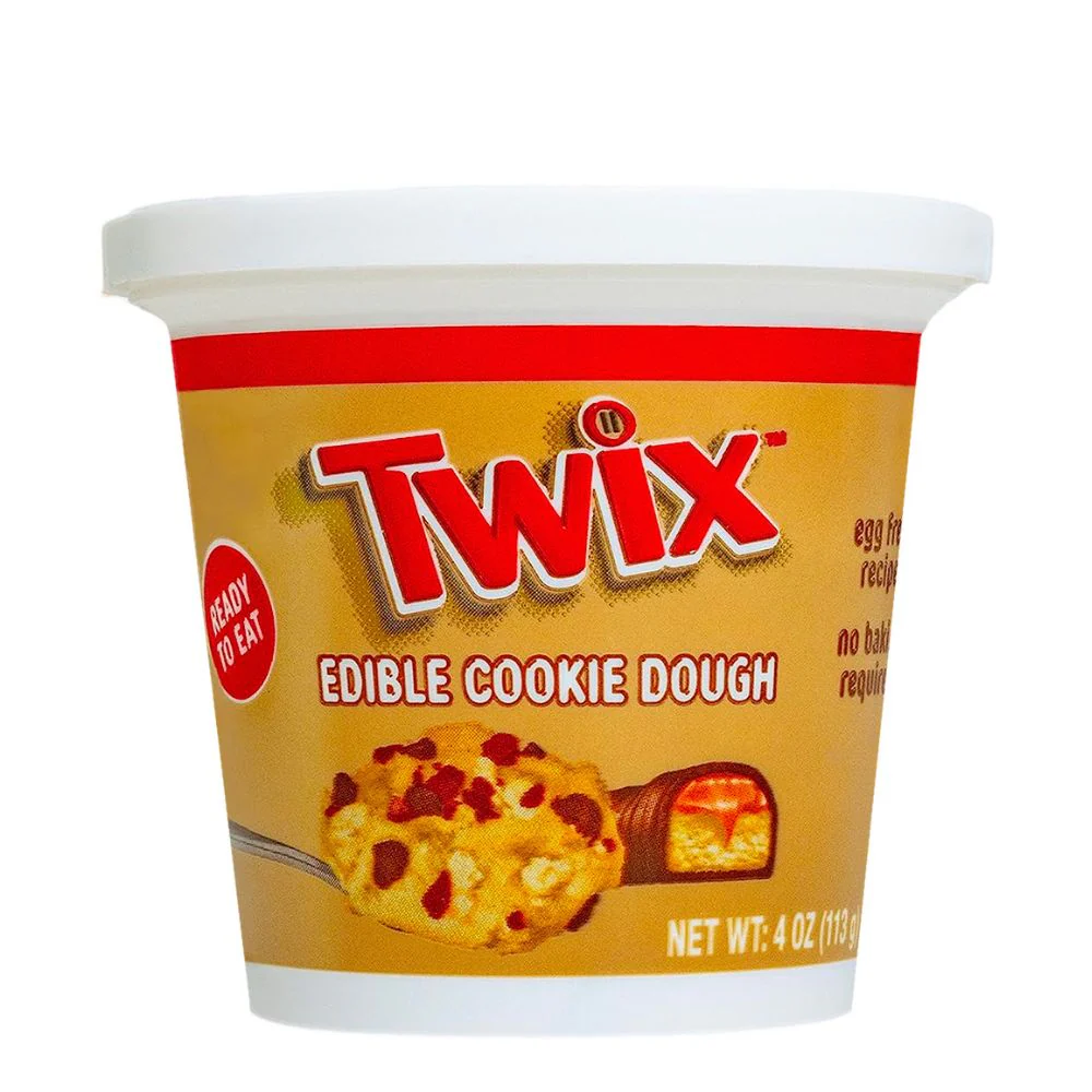 Cookie Dough Twix, biscotto morbido con pezzi di Twix da 113g