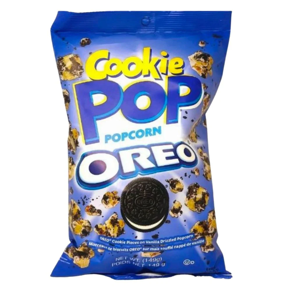 Cookie Pop Popcorn Oreo, popcorn al gusto oreo da 149g