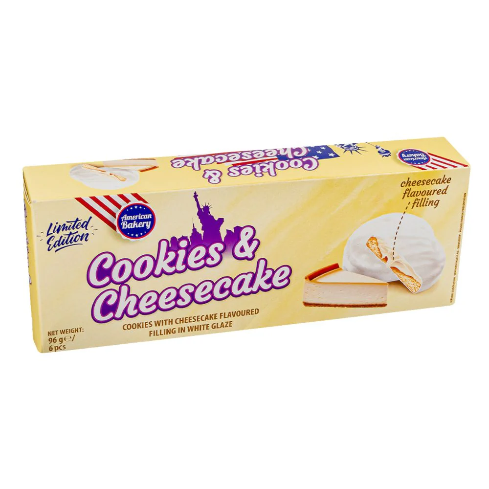 American Bakery Cookies and Cheesecake, biscotti al gusto di cheesecake da 96g