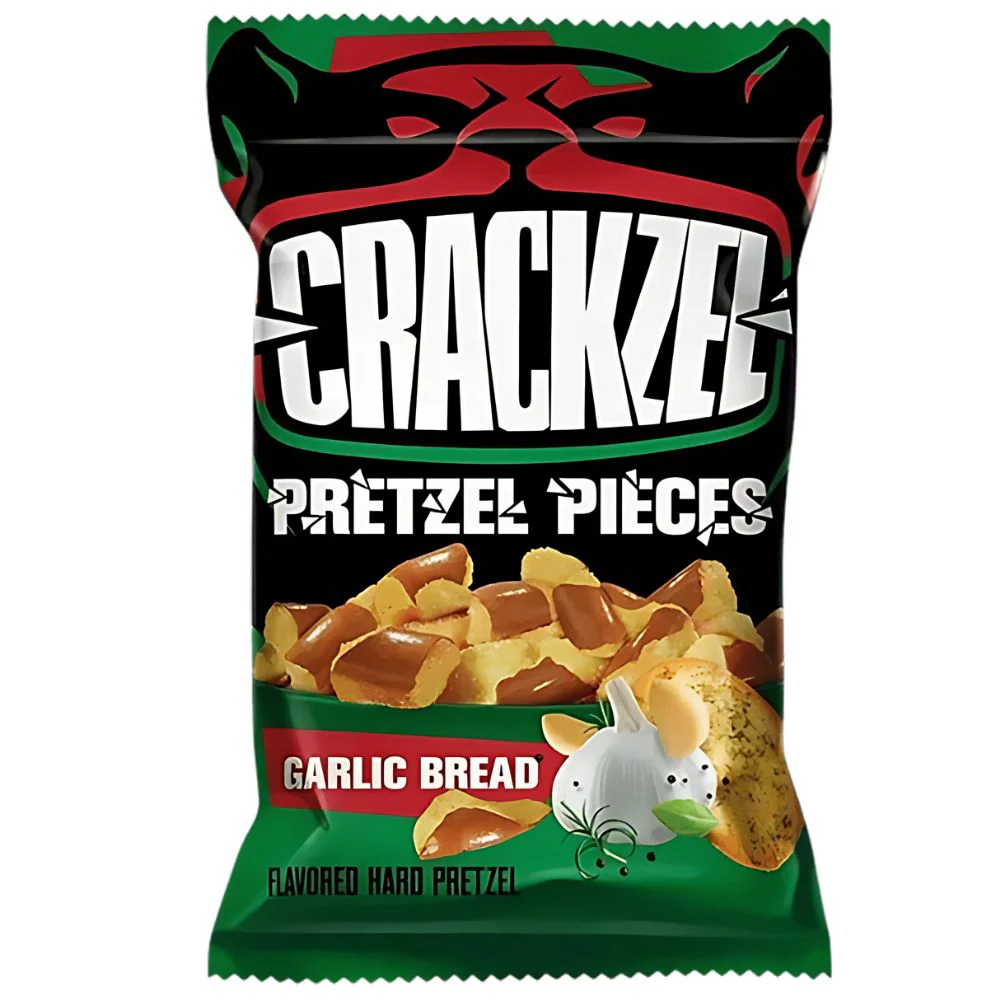 Crackzel Garlic Bread, pretzel al gusto di aglio da 85g