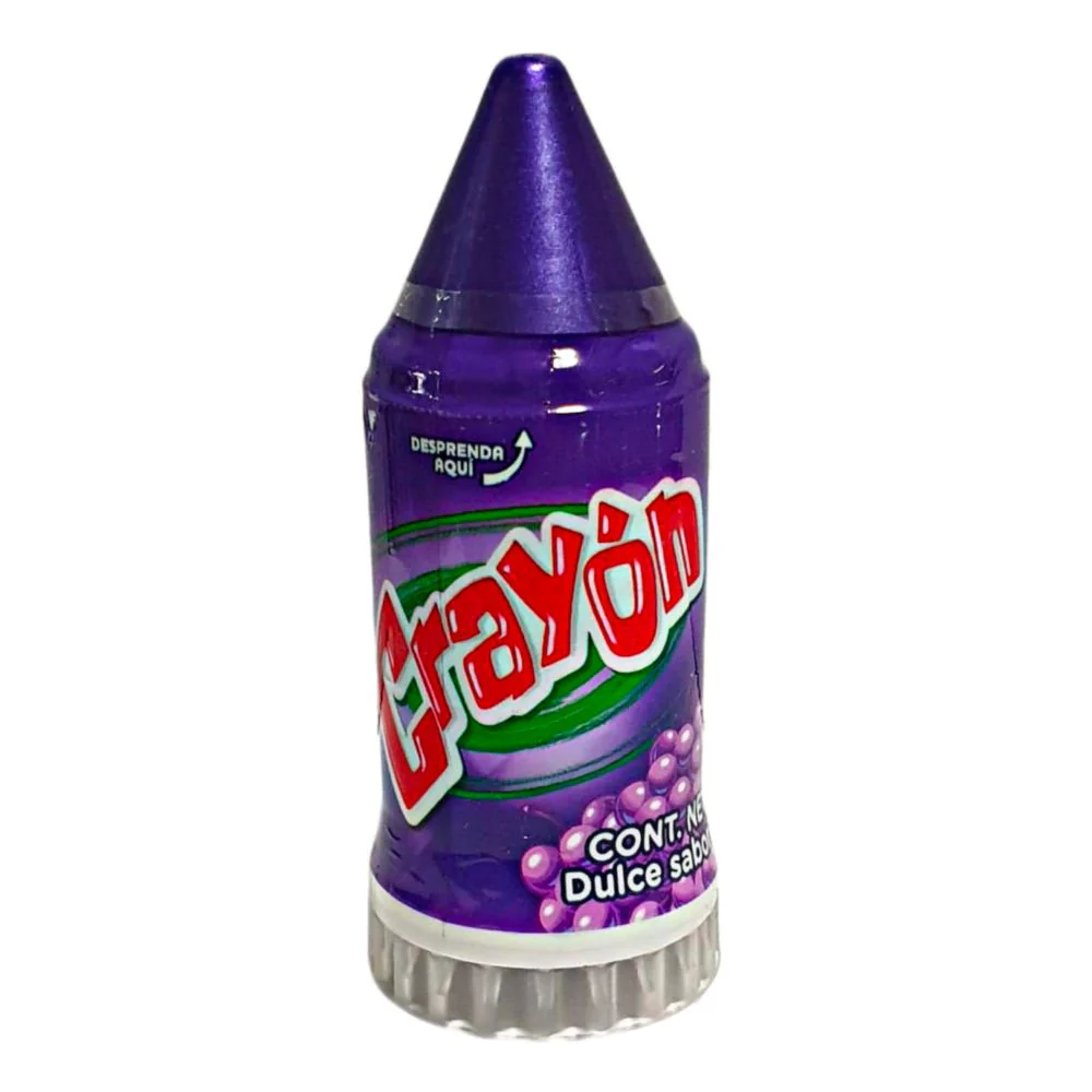 Crayon Grape, lecca lecca all'uva da 28g