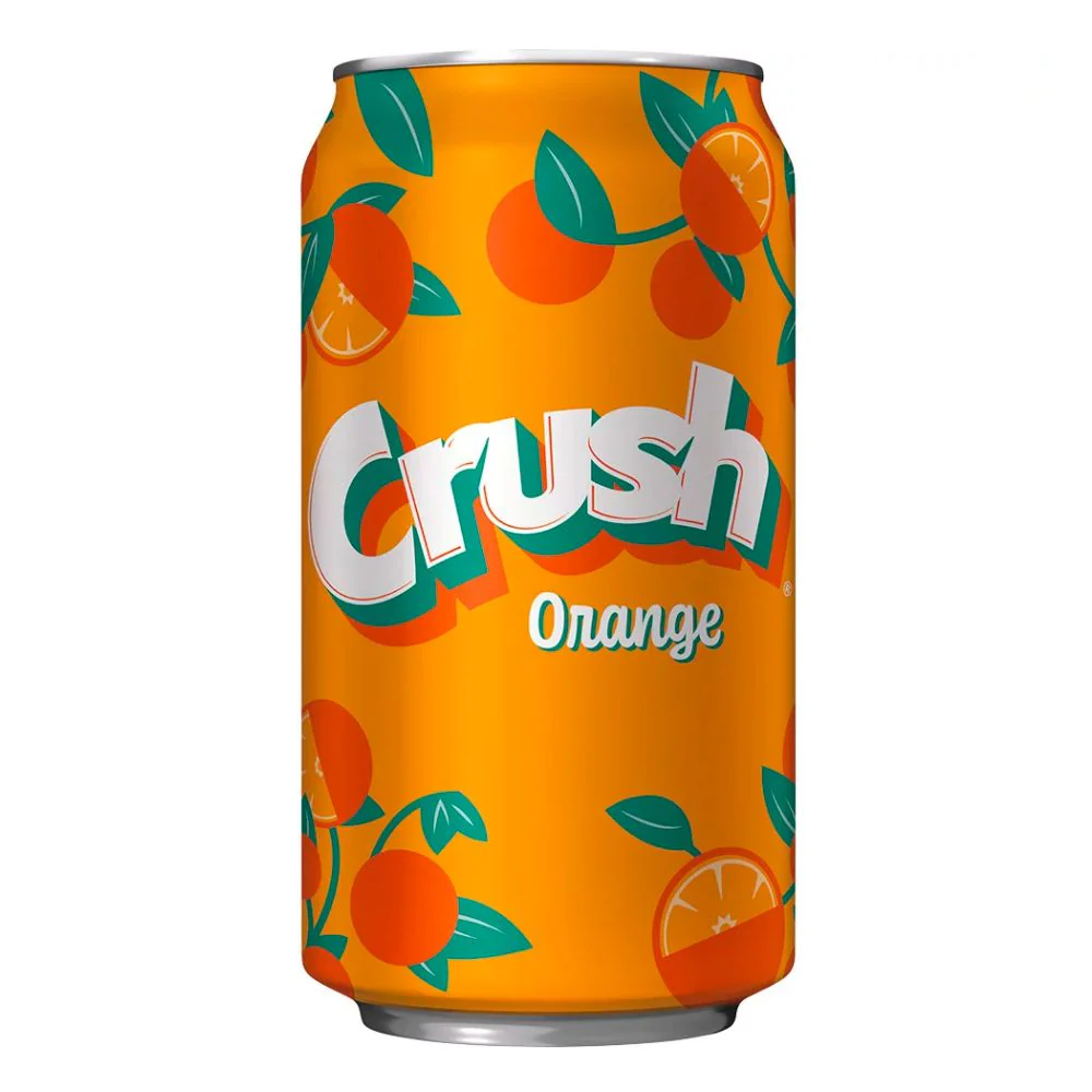 Crush Orange, bevanda frizzante all'arancia da 355ml