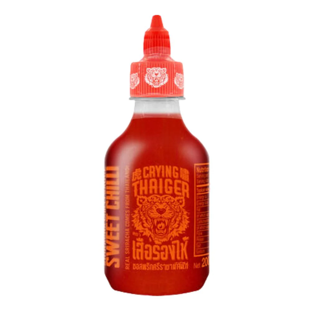 Crying Thaiger Sriracha Chilli Sauce Sweet Chili, salsa Sriracha chili dolce da 200ml