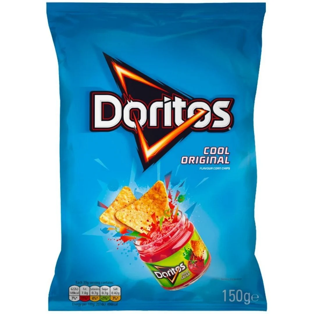 Doritos Cool Original, nachos al formaggio da 150g