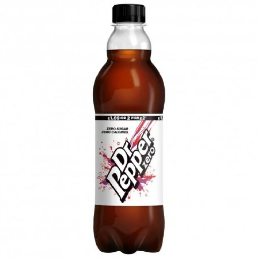 Dr Pepper Zero, bevanda alla vaniglia e alla ciliegia zero zuccheri da 500ml