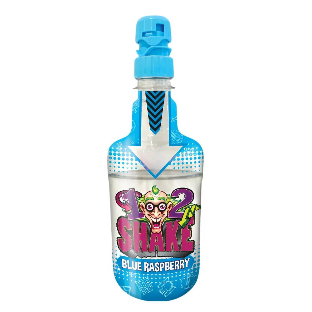Dr. Sour 1 2 Shake Blue Raspberry, bevanda al gusto di lampone da 330ml