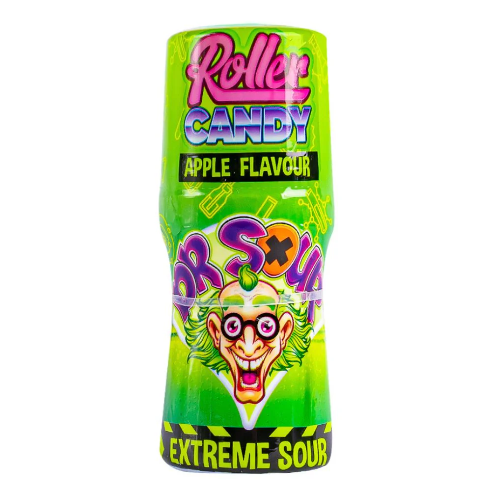 Dr. Sour Roller Candy Apple Flavour, caramella roll aspra alla mela da 40g