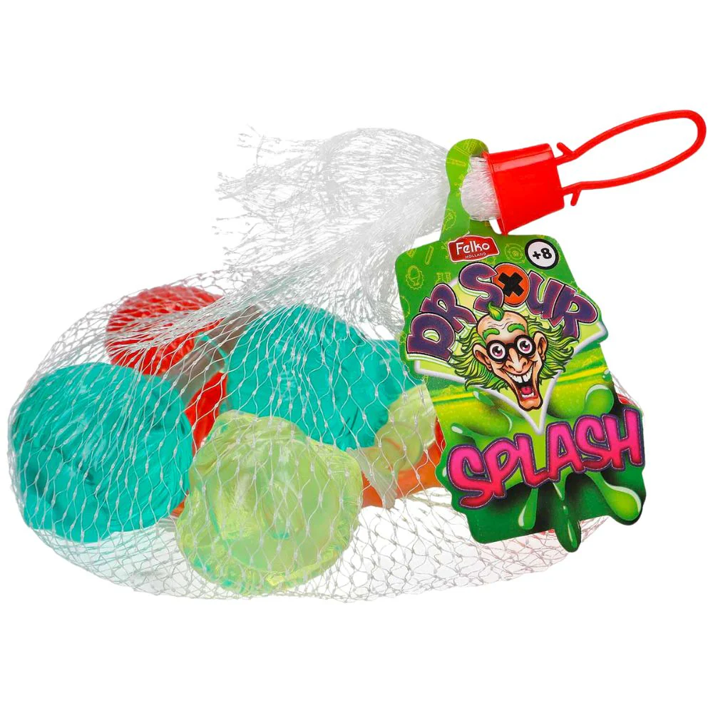 Dr. Sour Fruit Splash Candy,  caramelle esplosive aspre alla frutta da 180g