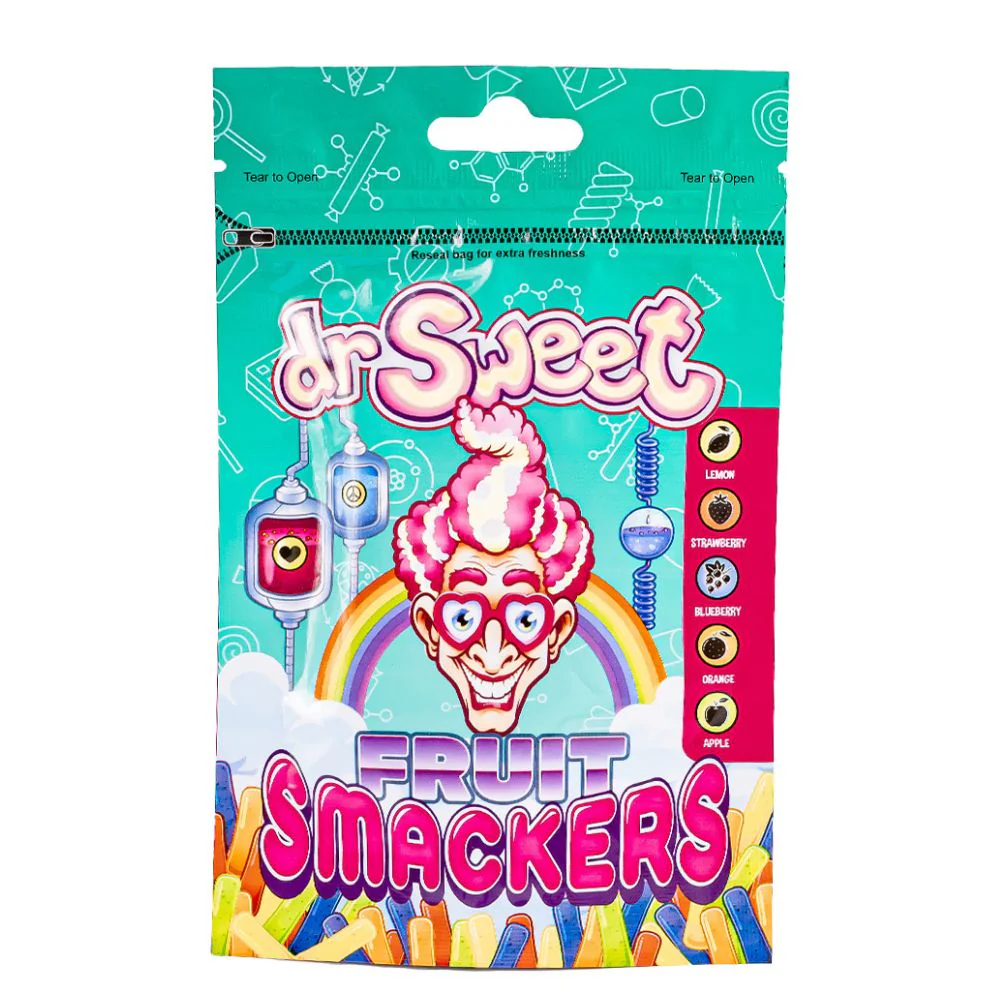 Dr. Sweet Fruit Smackers, caramelle alla frutta da 50g
