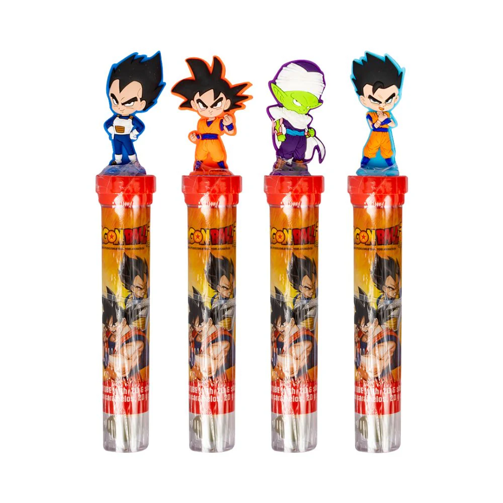 Dragonball Z Candy Tube With Stamps, caramelle gommose con personaggio a sorpresa da 8g