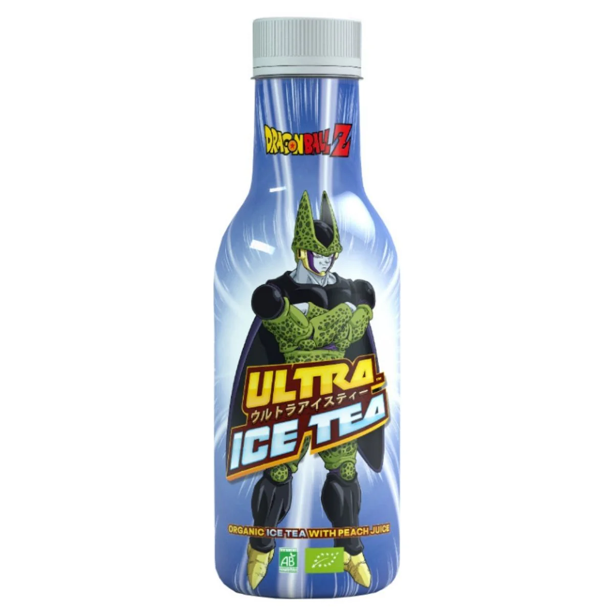 Dragon Ball Ice Tea Z Cell, tè alla pesca da 500ml