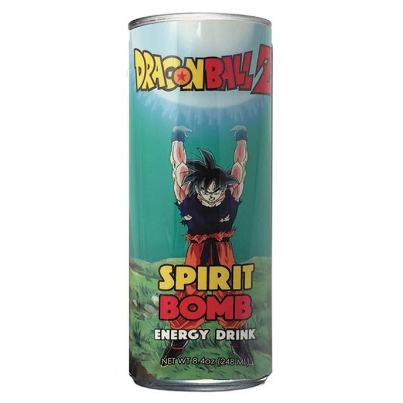Dragonball Z Spirit Bomb Energy Drink, energy drink alla frutta da 355 ml