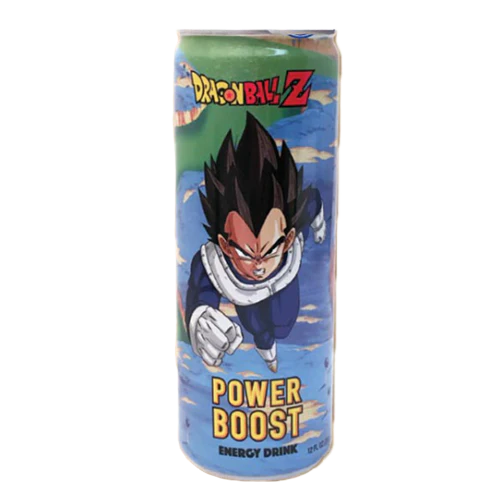 Dragonball Z Vegeta Power Boost Energy Drink, energy drink alla frutta da 355ml