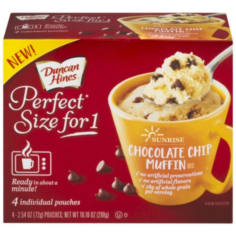 Duncan Hines Chocolate Chip Muffin, preparato per dolci al cioccolato da 288g