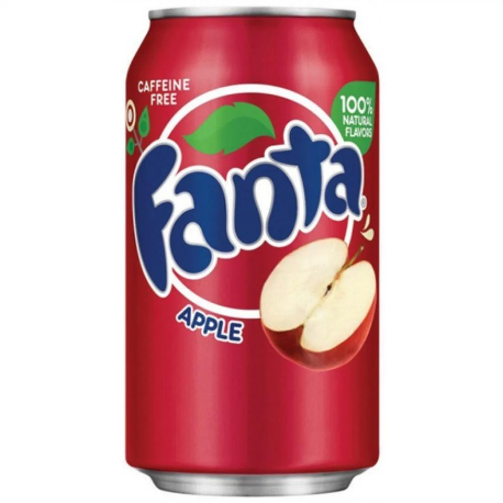 Fanta Apple, bevanda alla mela da 355 ml
