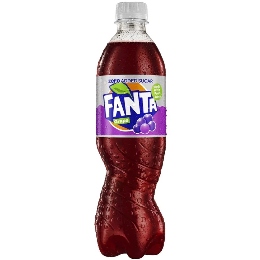 Fanta Grape Zero, bevanda all'uva con zero zuccheri da 500ml