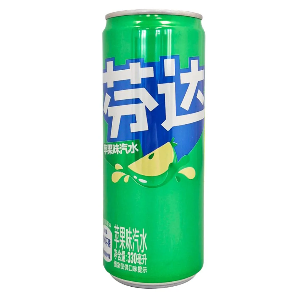 Fanta Green Apple, bevanda alla mela verde da 330ml