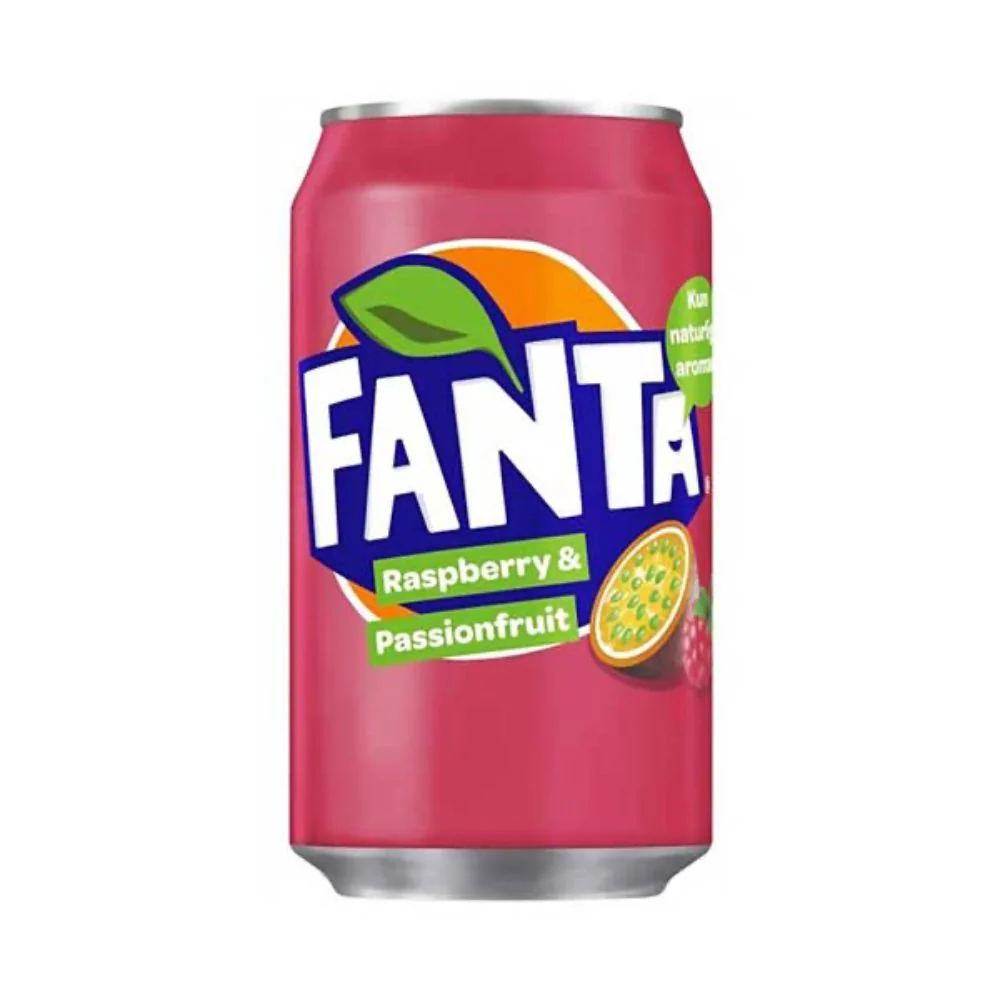 Fanta Raspberry & Passion Fruit, bevanda gusto lampone e frutto della passione d 330ml