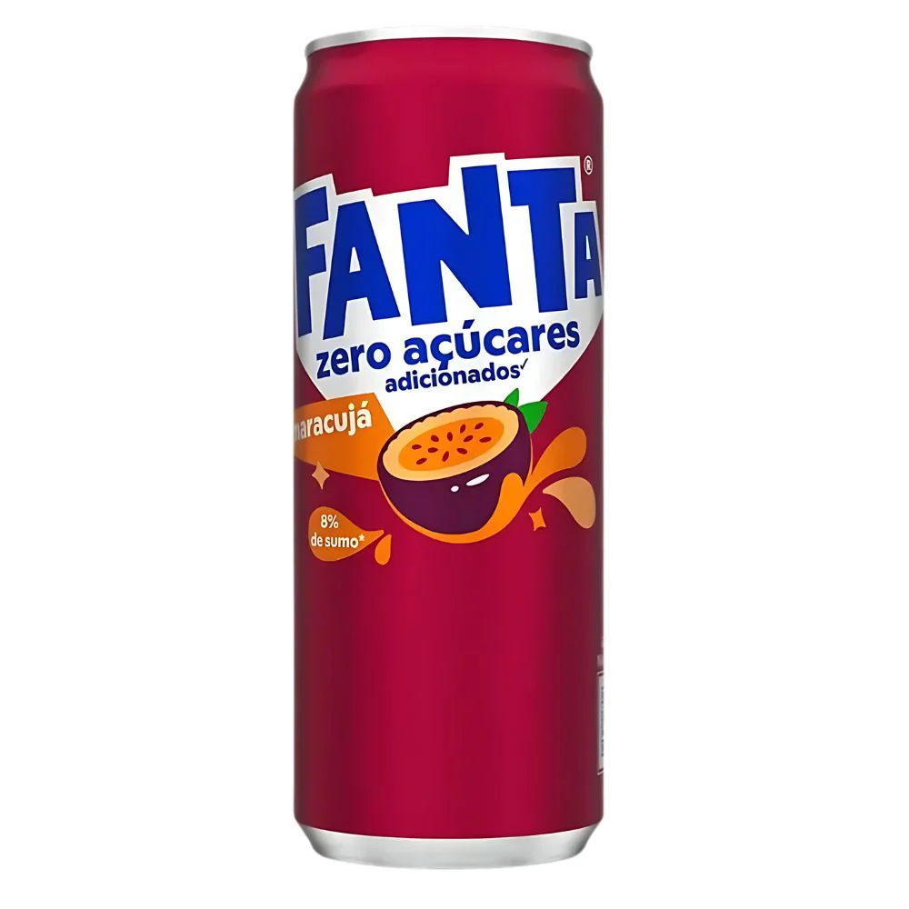 Fanta zero Maracuja, bibita gassata al gusto di maracuja da 330ml