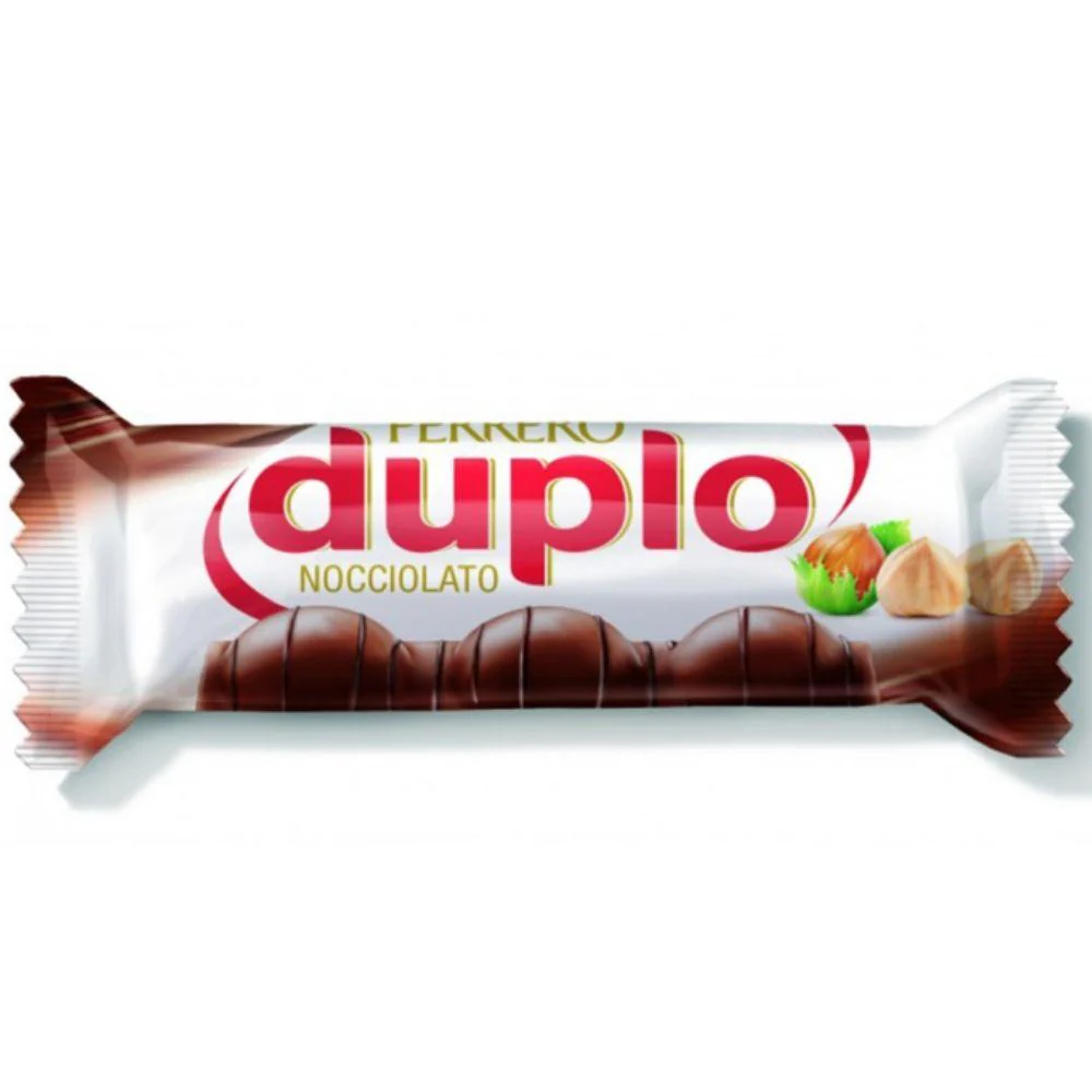 Ferrero Duplo, wafer ripieno di crema alla nocciola e nocciole intere da 26g