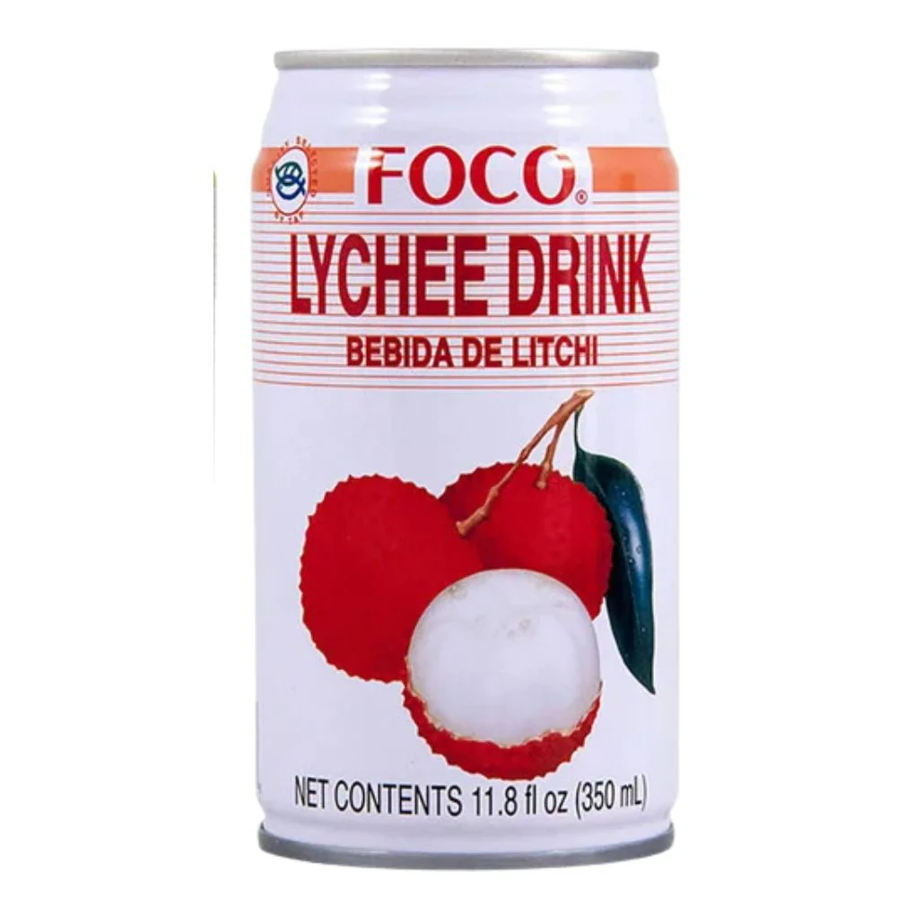 Foco Lychee Drink, bevanda al litchi da 350ml