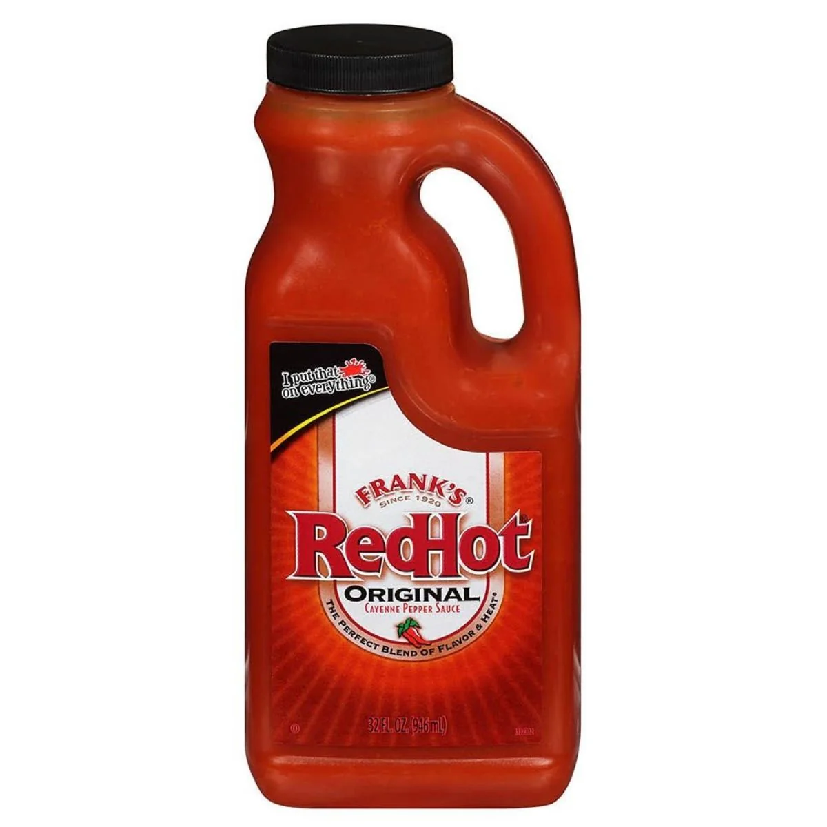 Franck's Red Hot Original Wing Souce Cayenne, salsa piccante al peperoncino Cayenne da 946ml