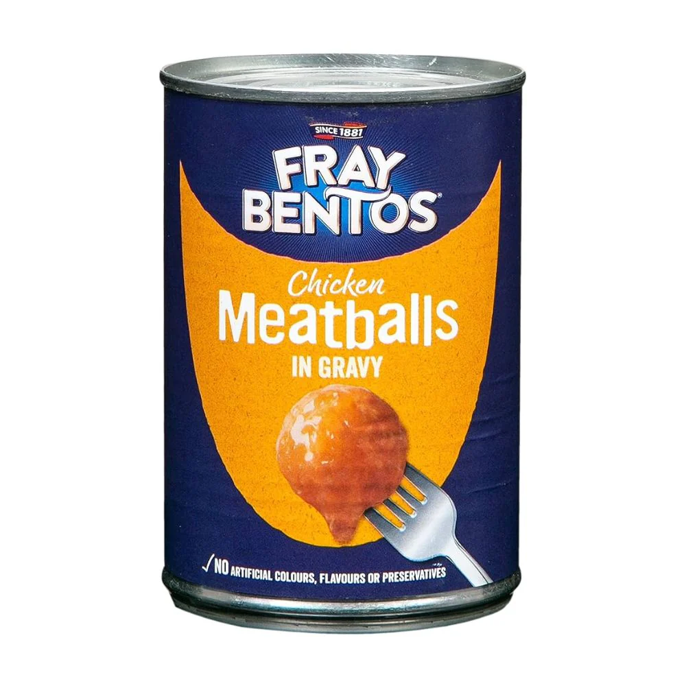 Fray Bentos Chicken Meatballs In Gravy, polpette di pollo in salsa gravy da 380g