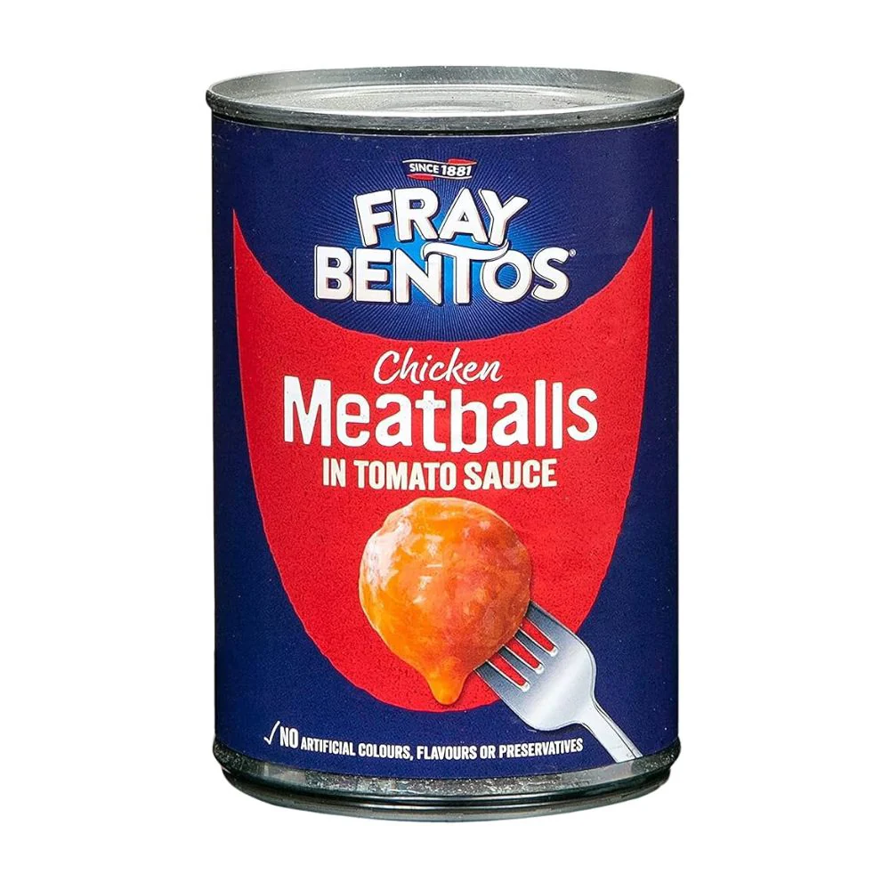 Fray Bentos Chicken Meatballs In Tomato Sauce, polpette di pollo in salsa di pomodoro da 380g