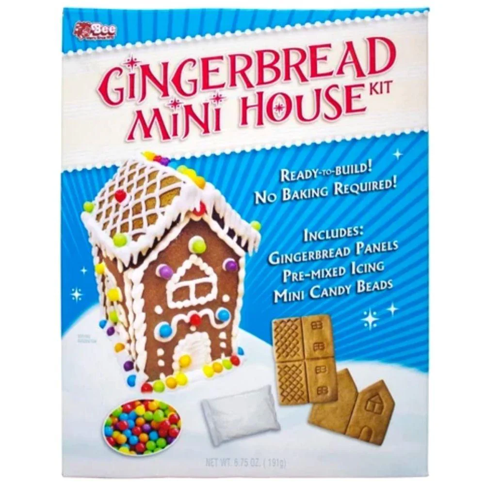 Gingerbread Mini House Kit, casetta di marzapane da 191g