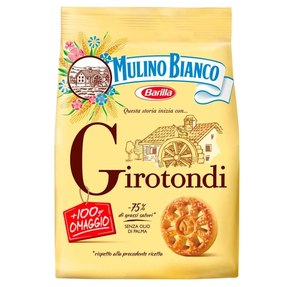 Girotondi Mulino Bianco, biscotti con granelli di zucchero da 800g