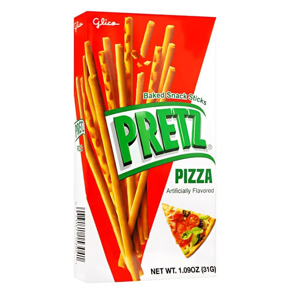 Glico Pretz Pizza, pretzel al gusto di pizza da 31g