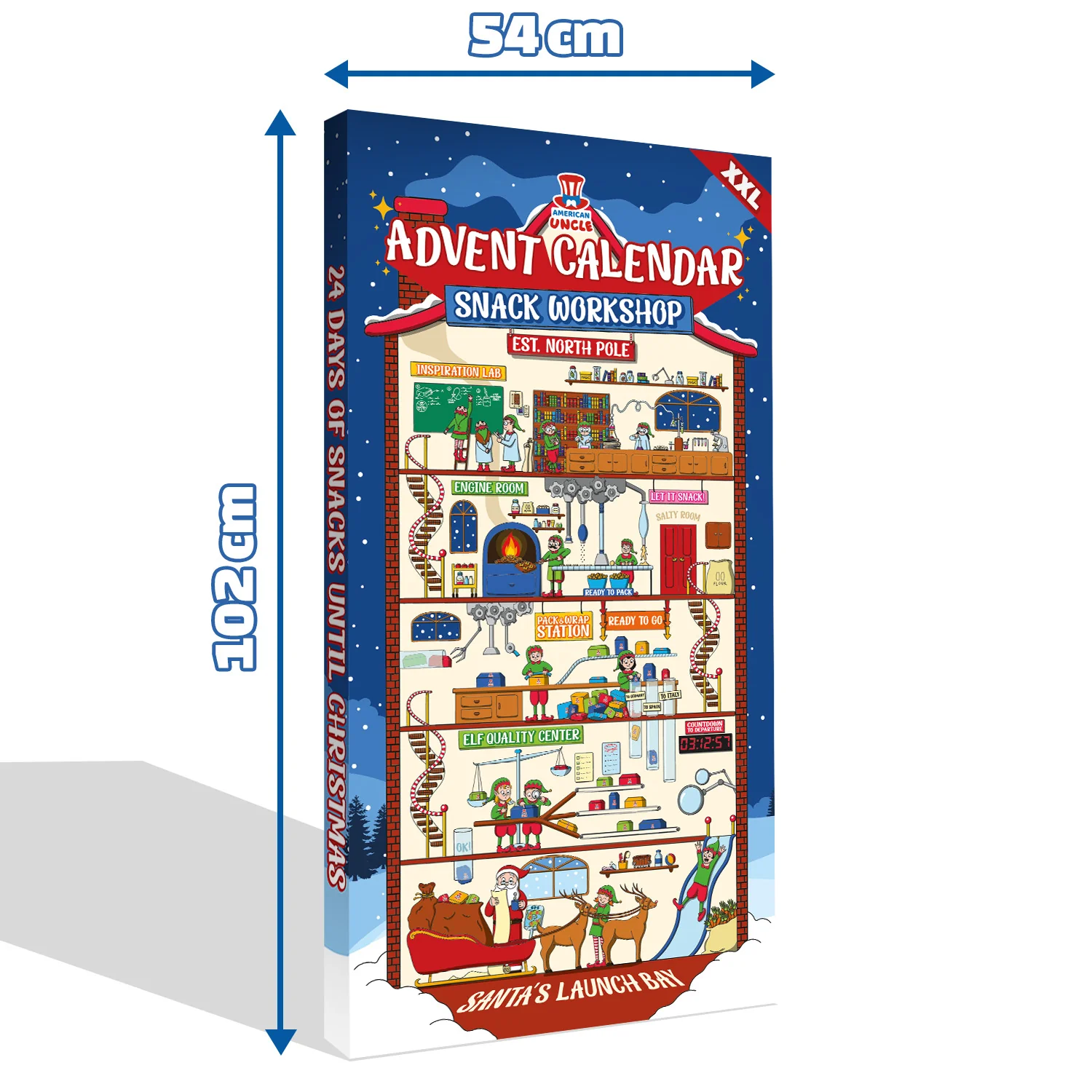 [GLUTEN FREE] Snack Workshop XXL, Calendario dell’Avvento XXL da oltre 24 snack dolci e salati senza glutine da tutto il mondo. - Image 4