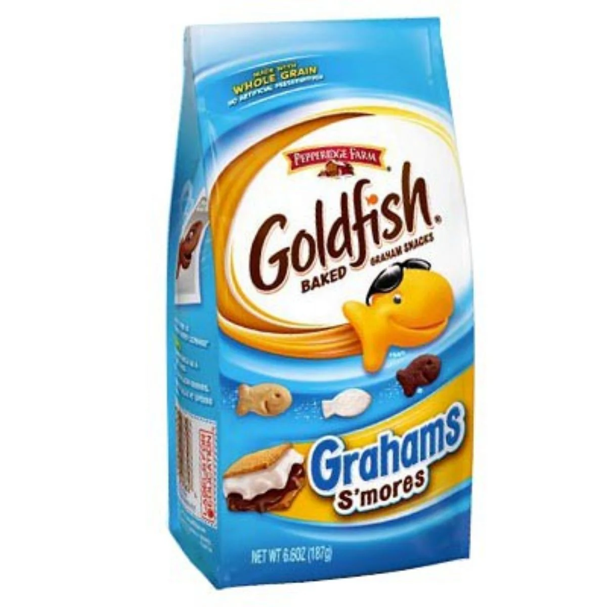 Goldfish Grahams S'mores, biscotti al cioccolato e marshmallow da 187g