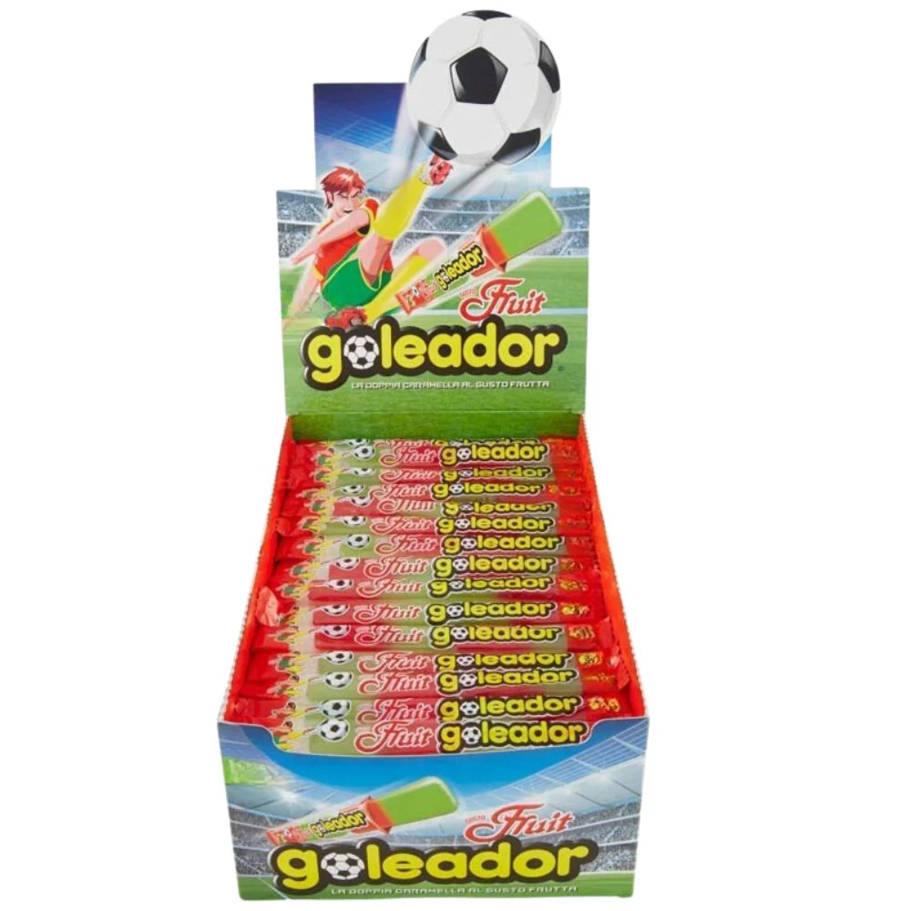 Goleador Fruit, caramelle gommose al gusto di frutta da 8g (Confezione da 200)