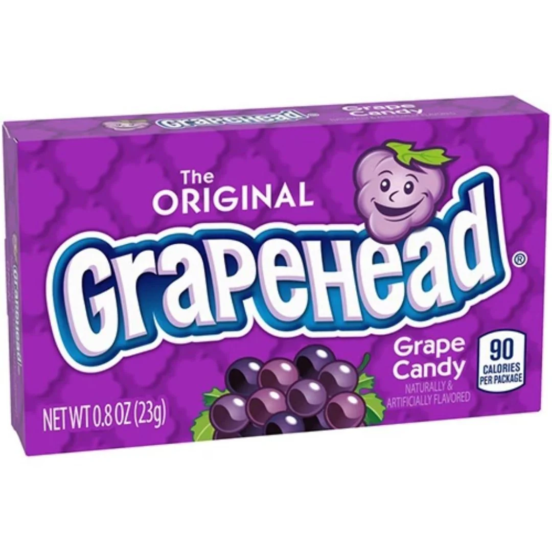 Grapehead Grape Candy, caramelle all'uva da 23g