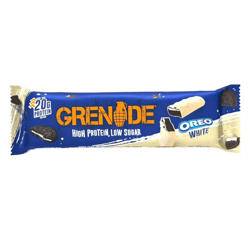 Grenade Oreo White, barretta proteica gusto Oreo e cioccolato bianco da 60g
