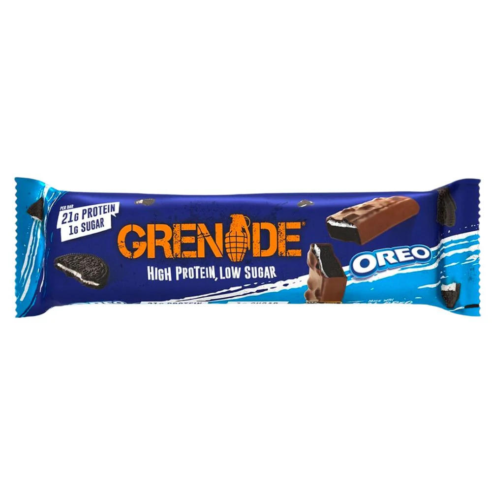 Grenade Oreo Chocolate, barretta proteica di cioccolato e Oreo da 60g