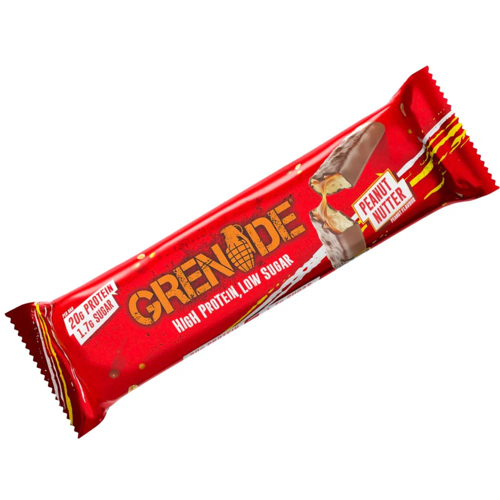 Grenade Peanut Butter, barretta proteica al gusto di burro d’arachidi da 60g